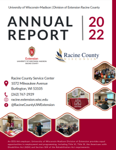 Read Extension Racine County’s 2022 Annual Report